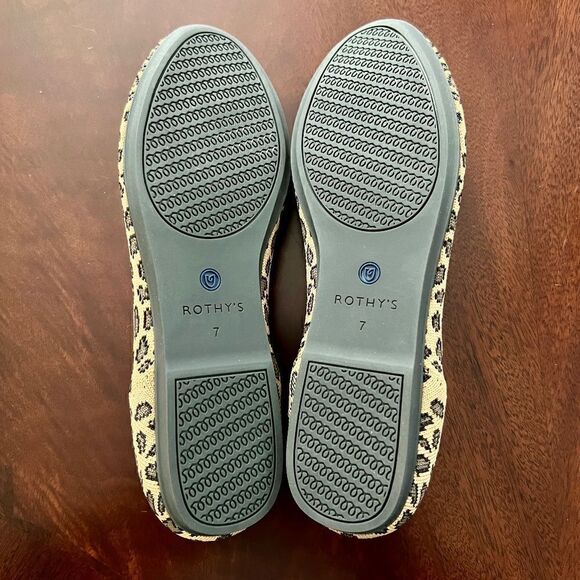 NWOB Women's Rothy's Animal‎ Leopard Cheetah Print Flats Loafers Shoes Size 7 - Picture 4 of 4